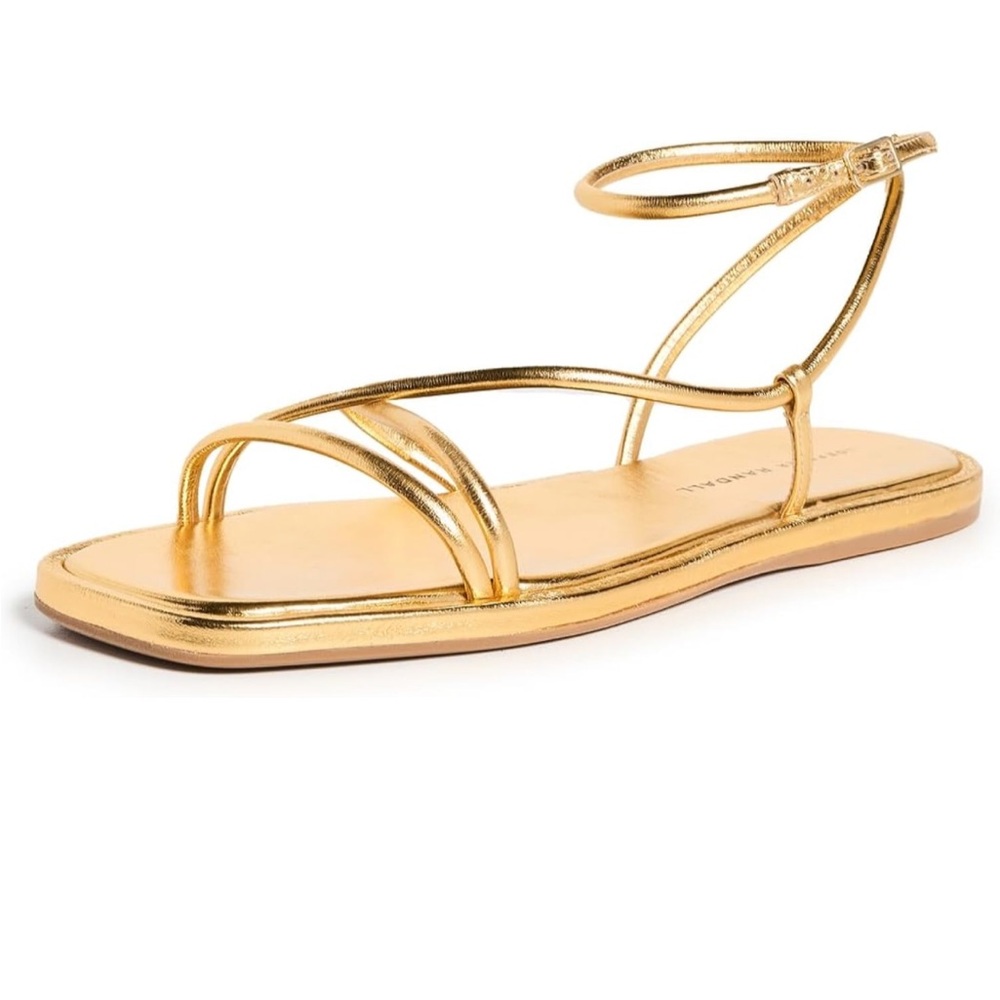 Loeffler Randall Gold Metallic Sandals